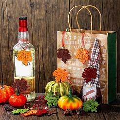 Осень сделай сам кленовый лист дерево войлочные висячие украшения DIY-WH0407-04