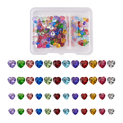 240 Stück 24 Arten Glas Strass Cabochons GLAA-TA0001-11