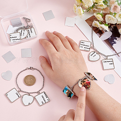 4 Set Sublimations-Rohlinge für die Armbandherstellung FIND-PH0005-91