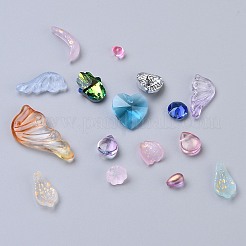 Gemischte Glasanhänger / Cabochons / Perlen FIND-XCP0005-01A