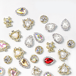 64 Stück Glas-Strass-Cabochons im 4-Stil RGLA-FG0001-18
