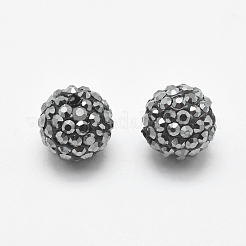 Ручной полимерной глины шариков Rhinestone&nbsp;RB-L030-18A-10mm