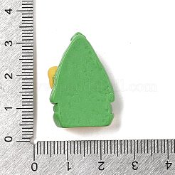 Weihnachtsbär Motiv opake Resin Decoden Cabochons RESI-S397-02A