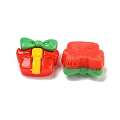 Deko-Cabochons aus undurchsichtigem Harz mit Weihnachtsmotiv CRES-B022-01G