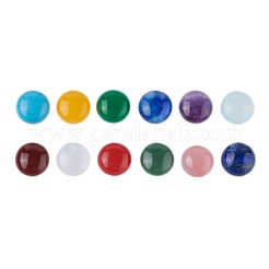 Natürliche & synthetische gemischte Edelstein-Cabochons G-I294-02