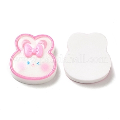 Niedliche Cartoon-Tier-Cabochons aus undurchsichtigem Harz RESI-C034-05C