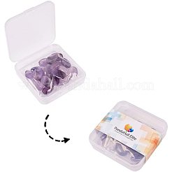 Natürliche Amethyst flach zurück Cabochons PH-G-G741-13x18mm