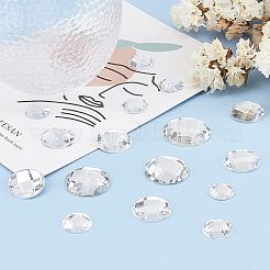 170 Stück Acryl-Strass-Cabochons in 5 Größen GACR-CA0001-01