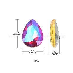 Similistein Cabochons Glas Strass RGLA-YW0002-04