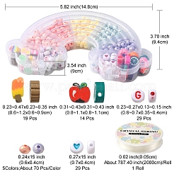 Bausatz zum Selbermachen von Obst-Armbändern DIY-YW0006-64