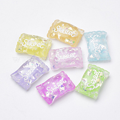 Harz paillette cabochons CRES-S303-24