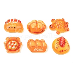 Undurchsichtige Decoden-Cabochons aus Kunstharzimitat für Lebensmittel CRES-I034-05