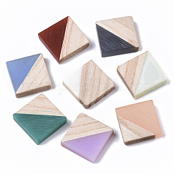 Harz & Holz zweifarbige Cabochons RESI-R425-03