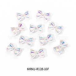 Galvanisierte Bowknot-Harz-Cabochons MRMJ-R128-16F