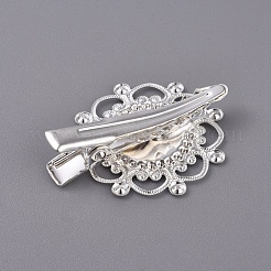 Haarschmuck Eisen Alligator Haarspange Zubehör IFIN-L035-01S