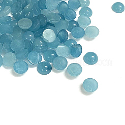 Natürliche weiße Jade Cabochons X-G-G506-10mm