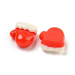 Deko-Cabochons aus undurchsichtigem Harz mit Weihnachtsmotiv CRES-B022-01C
