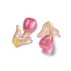 Leuchtende Cabochons aus transparentem Harz RESI-D013-05A