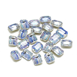 DIY spitzen zurück k9 Glas Strass Cabochons RGLA-T042-6x8mm-206LS