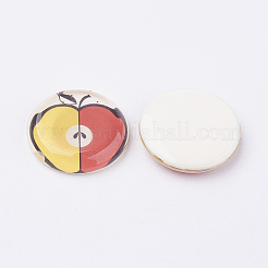 Gehärtetem Glas Cabochons GGLA-33D-19