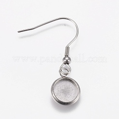 Edelstahl Ohrringe EJEW-WH0001-A05