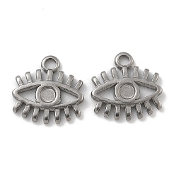 Cabochon-Fassungen für Anhänger aus Edelstahl 304 STAS-D197-02P
