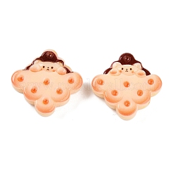 Undurchsichtige Decoden-Cabochons aus Harz RESI-N039-126