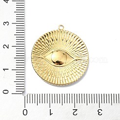 Ionenplattierung (IP) 304 Edelstahl Anhänger Cabochon-Fassung STAS-B058-12G-01