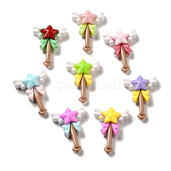 Undurchsichtige Decoden-Cabochons aus Harz RESI-C044-03