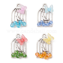 Tibetischer stil Aluminium Anhänger & Charms PALLOY-JF03717