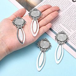 Tibetischer Stil Lesezeichen Fassungen für Cabochon TIBE-S157-AS-NR