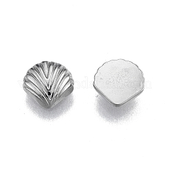 Anlaufgeschützte Cabochons aus Edelstahl 304 STAS-N099-28