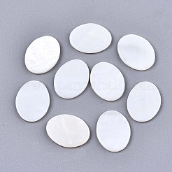 Natürliche Süßwasser Muschel Cabochons SHEL-S276-134B-01