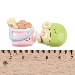 Sommerthema opake Decoden-Cabochons aus Kunstharz CRES-M033-04