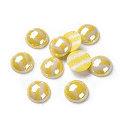 Undurchsichtige Glascabochons X-GGLA-S038-11H-10mm