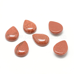 Synthetischen Aventurin cabochons G-T024-18x25mm-10