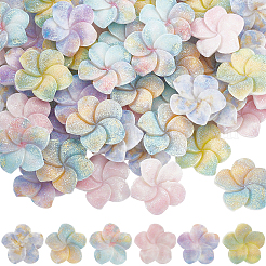 60 Stück 6 Farben opake Harz Decoden Cabochons RESI-SC0005-82