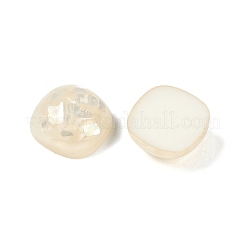Durchscheinende Epoxidharz- und Muschel-Deko-Cabochons CRES-S367-02