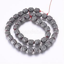 Гальванизировать немагнитных синтетический гематит нитей бисера G-P277-10F