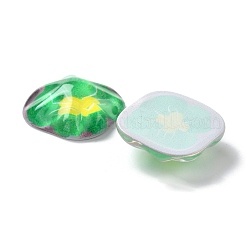 Harz-Cabochons im Ölgemälde-Stil CRES-P019-01B