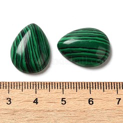 Synthetische Malachit-Cabochons G-P521-02B