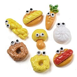 Donut Brot Karotte undurchsichtig Harz Decoden Cabochons RESI-P037-02