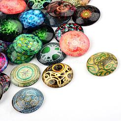 Glas cabochons GGLA-L015-20mm-M