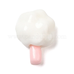 Undurchsichtige Zuckerwatte-Kegel-Decoden-Cabochons aus Harz RESI-C036-01A