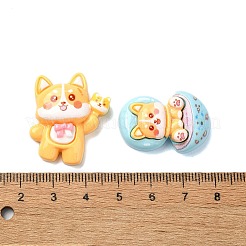 Undurchsichtige Harz Tier Decoden Cabochons CRES-Q221-07A