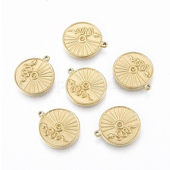 Ionenplattierung (IP) 304 Edelstahl Anhänger Strass-Einstellungen STAS-N097-252LG