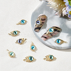 36 Stück 12 Stile Böse Augen Legierung Cabochons MRMJ-HY0002-41