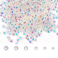 Glas Strass Cabochons flach zurück RGLA-S027-001A-M