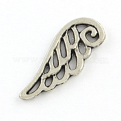Tibetischen Stil Flügel Legierung Cabochons TIBE-Q041-010-FF