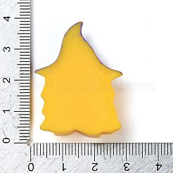 Monster mit Hexenhut Halloween undurchsichtige Harz Decoden Cabochons RESI-R446-01S